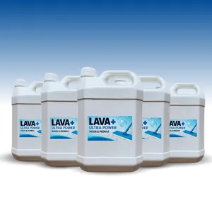 5 unidades Detergente Limpa Piso Lava + Ultra Power